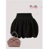image:imageFloerns Girls Y2k Bubble Skirts High Waisted Cute Ruffle Hem Mini SkirtBlack