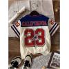 image:imageFloerns Girls Y2k Number Jersey T Shirts Short Sleeve Crew Neck Street Graphic TeesBeige Multi