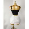 image:imageFloerns Womens Contrast Sequin High Waist Shining Party Bodycon Mini SkirtWhite