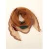 image:imageFloerns Womens Flower Embroidery Hair Scarf Headband Sheer Lace Hair BandanaCoconut Brown