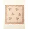 image:imageFloerns Womens Flower Embroidery Hair Scarf Headband Sheer Lace Hair BandanaDark Rust Brown