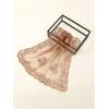 image:imageFloerns Womens Flower Embroidery Hair Scarf Headband Sheer Lace Hair BandanaDark Rust Brown