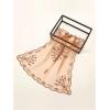 image:imageFloerns Womens Flower Embroidery Hair Scarf Headband Sheer Lace Hair BandanaIron Brown