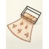 image:imageFloerns Womens Flower Embroidery Hair Scarf Headband Sheer Lace Hair BandanaKhaki