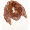 image:imageFloerns Womens Flower Embroidery Hair Scarf Headband Sheer Lace Hair BandanaMocha Brown