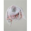 image:imageFloerns Womens Flower Embroidery Hair Scarf Headband Sheer Lace Hair BandanaWhite and Pink