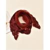 image:imageFloerns Womens Flower Embroidery Hair Scarf Headband Sheer Lace Hair BandanaWine Red