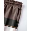 image:imageFloerns Mens 2 Piece Outfit Y2k Number Jersey V Neck Drop Shoulder Shirts amp Streetwear Shorts SetBlack and Brown