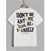 image:imageFloerns Mens 2 Piece Tracksuit Slogan Print Tee Shirt Drawstring Waist Shorts SetBlack Ink White