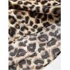 image:imageFloerns Womens Cheetah Strapless Tube Dress Layered Ruffle Smocked Going Out Mini DressesApricot