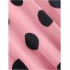 image:imageFloerns Womens Elegant Polka Dots Maxi Dress V Neck Sleeveless Ruffle Vintage Party A Line DressesPink
