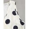 image:imageFloerns Womens Elegant Polka Dots Maxi Dress V Neck Sleeveless Ruffle Vintage Party A Line DressesWhite