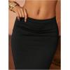 image:imageFloerns Womens High Waisted Maxi Skirt Fishtail Party Going Out Outfit Long SkirtBlack