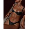 image:imageFloerns Womens Two Piece Bikini Sets High Waisted Swimsuit Cheeky Bathing SuitBlack