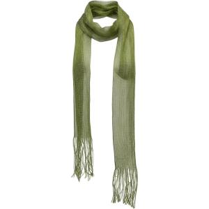 image:imageFloerns Womens Lightweight Glitter Scarf Sparkly Metal Evening Party Skinny Thin ScarvesLight Green