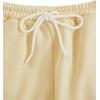 image:imageFloerns Girls Drawstring Waist Track Pants Colorblock Straight Leg Athletic SweatpantsPale Apricot