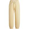 image:imageFloerns Girls Drawstring Waist Track Pants Colorblock Straight Leg Athletic SweatpantsPale Apricot