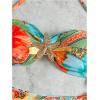 image:imageFloerns Womens Bikini Set Leopard Floral Halter String Tie Side 2 Piece Bathing SuitBlue Multi