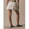 image:imageFloerns Womens Drawstring Low Rise Mini Skirt Layered Hem Cute A Line SkirtWhite