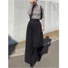 image:imageFloerns Womens Y2k Long Sleeve T Shirts Mock Neck See Through Going Out Tee TopsGrey
