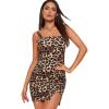 image:imageFloerns Womens Snakeskin Print Mini Bodycon Cami DressMulti Tiger