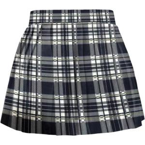 image:imageFloerns Womens Y2k Plaid Pleated Skirts Low Rise Roleplay Club Party Mini SkirtBlack