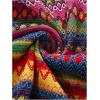 image:imageFloerns Womens Boho Tribal Sleeveless Strapless Tube Twist Front Bodycon Maxi DressesMulticolor