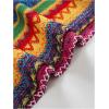 image:imageFloerns Womens Boho Tribal Sleeveless Strapless Tube Twist Front Bodycon Maxi DressesMulticolor
