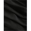 image:imageFloerns Womens Elegant Off The Shoulder Midi Dress Metal Sleeveless Ruched Slim Fit Bodycon Party DressesBlack