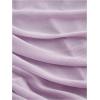 image:imageFloerns Womens Elegant Off The Shoulder Midi Dress Metal Sleeveless Ruched Slim Fit Bodycon Party DressesLilac Purple