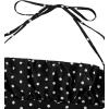 image:imageFloerns Womens Floral Halter Ruffle Tiered Cute Summer Mini Dress Milkmaid Vacation SundressBlack Polka Dots