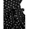 image:imageFloerns Womens Floral Halter Ruffle Tiered Cute Summer Mini Dress Milkmaid Vacation SundressBlack Polka Dots