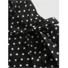 image:imageFloerns Womens Floral Halter Ruffle Tiered Cute Summer Mini Dress Milkmaid Vacation SundressPolka Black