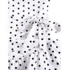 image:imageFloerns Womens Floral Halter Ruffle Tiered Cute Summer Mini Dress Milkmaid Vacation SundressWhite Polka Dots