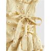 image:imageFloerns Womens Floral Halter Ruffle Tiered Cute Summer Mini Dress Milkmaid Vacation SundressYellow Daisy