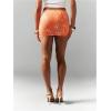 image:imageFloerns Womens Floral Sequin Bodycon Mini Skirt Sparkly Low Rise Night Out SkirtsCoral Orange
