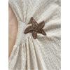 image:imageFloerns Womens Summer Sundress Metal Starfish Asymmetrical Hem Tube Beach Vacation ClothesApricot