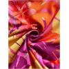 image:imageFloerns Womens Summer Tropical Twist Front Ruched Ruffle Hem Bodycon Cami DressOrange