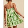 image:imageFloerns Womens Tropical Sleeveless Cami Dress Loose Holiday A Line Mini DressesGreen