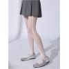 image:imageFloerns Womens Vintage Vertical Striped Fishnet Mesh Pantyhose Tights Retro StockingsWhite