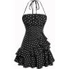 Black Polka Dots