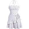 White Polka Dots