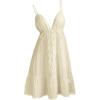 image:imageFloerns Womens Summer Dress Spaghetti Strap Tie Knot Front Tiered Flounce Ruffle Hem Beach Mini Dresses