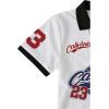 image:imageFloerns Womens Y2k Number Jersey T Shirts Short Sleeve V Neck Slim Fit Street Graphic TeesBlack and White