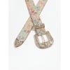 image:imageFloerns Leopard Print Belts for Women Faux Leather Y2K Belts with Carved Metal BuckleLight Green