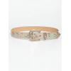 image:imageFloerns Leopard Print Belts for Women Faux Leather Y2K Belts with Carved Metal BuckleLight Green
