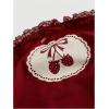image:imageFloerns Womens Cheetah Print Tube Tops Shirt Y2k Lace Strapless Going Out Tank TopsRed
