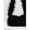 image:imageFloerns Womens Cute Fuzzy Shoulder Bag Furry Purse Handbag for Autumn and WinterBlack