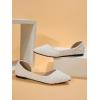 image:imageFloerns Womens Elegant Flat Shoes Pointed Toe Slip On Work Dressy Ballet FlatsBeige
