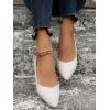 image:imageFloerns Womens Elegant Flat Shoes Pointed Toe Slip On Work Dressy Ballet FlatsBeige